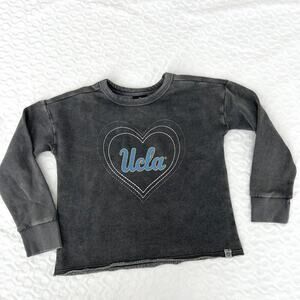 UCLA Kids Sweatshirt Crew neck Heart Stitcing Size 6-6x NWT